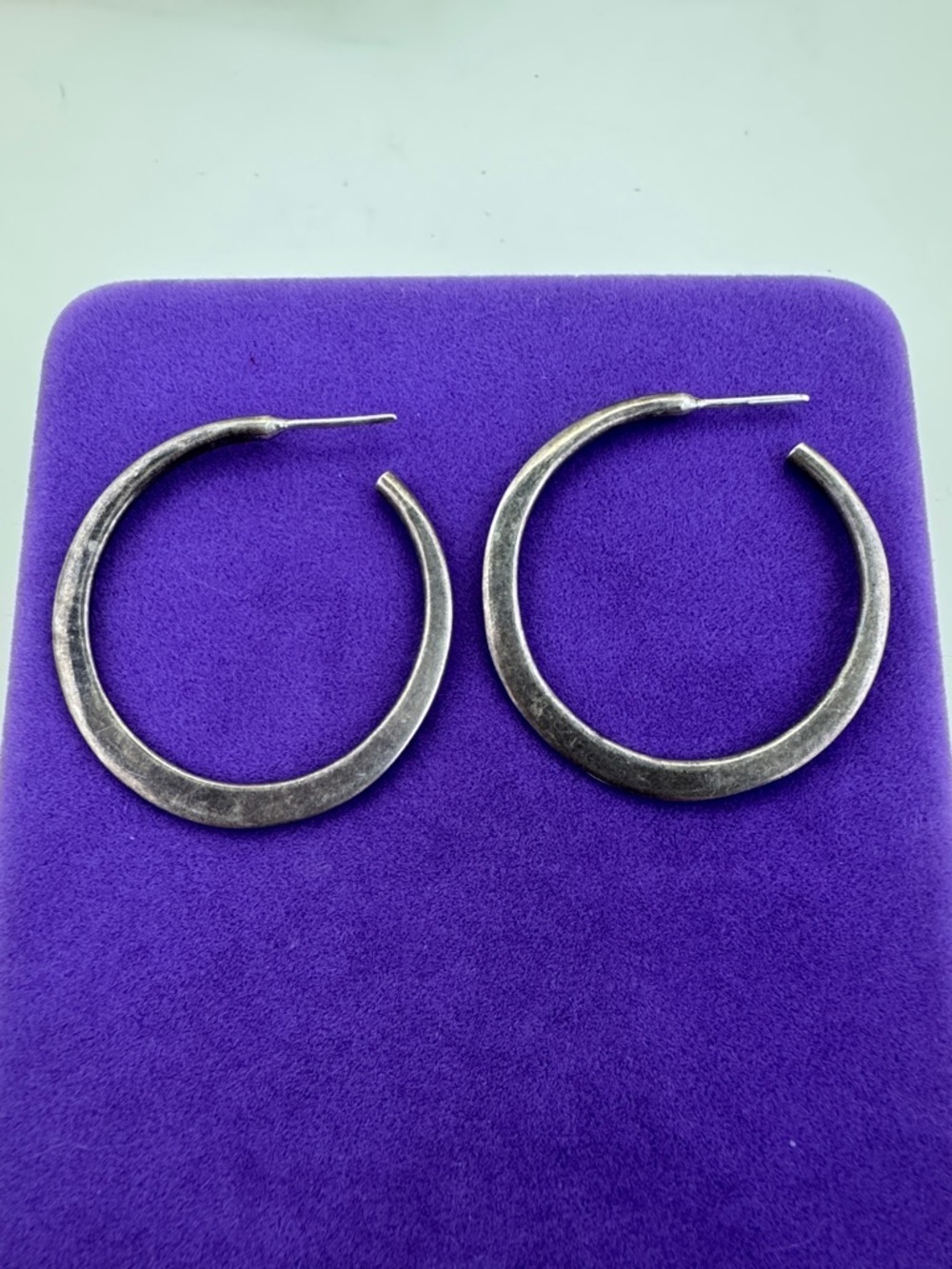 💛 Classic Sterling Silver Open Hoop Earrings | Bold Statement